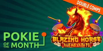 Blazing Horse Pokie of the Month