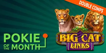 Big Cat Links - Pokie of the Month July